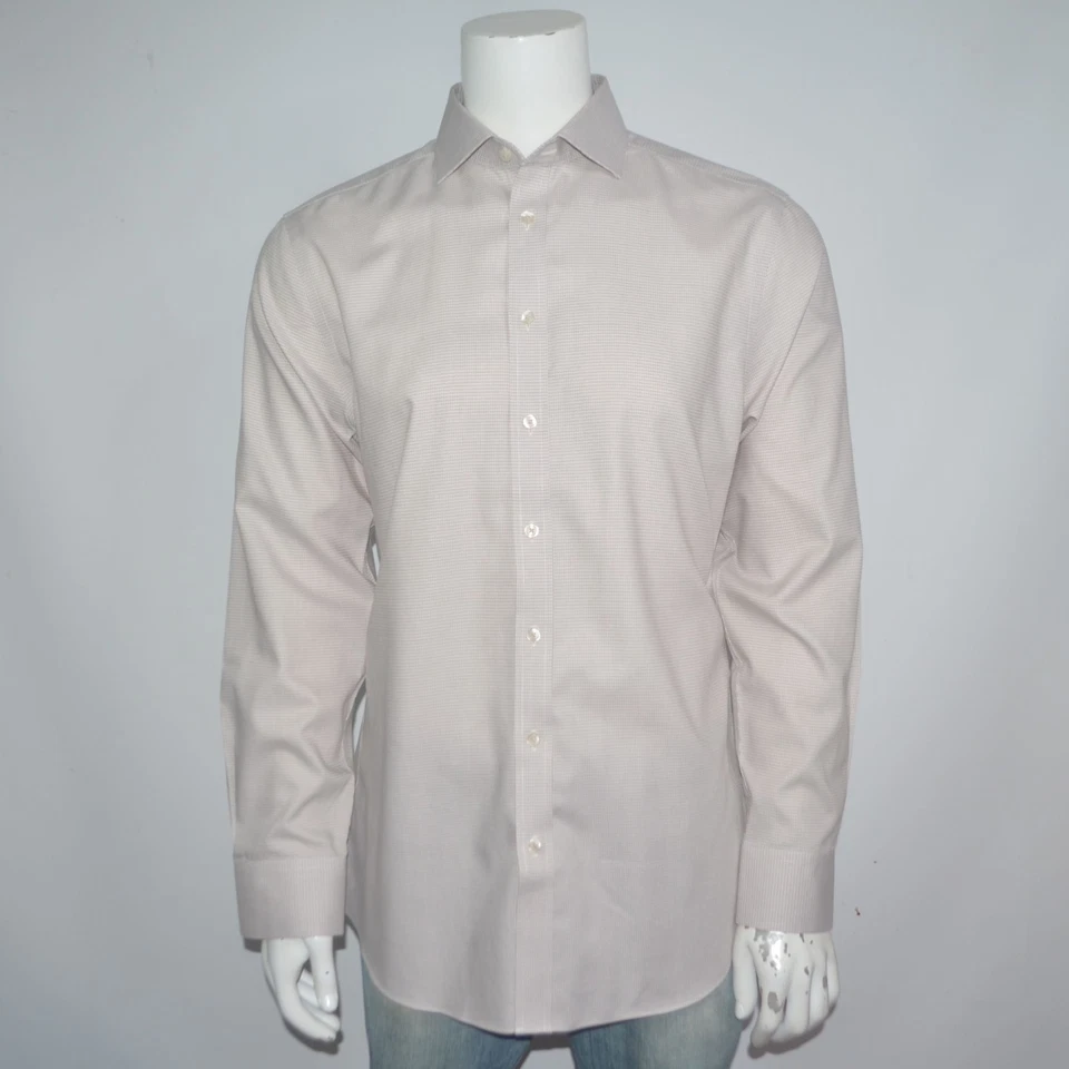 Como Nueva Camisa de Vestir CHARLES TYRWHITT Calce Ajustado Sin Hierro Blanco Algodón 16.5-36 Foto 2 de 4