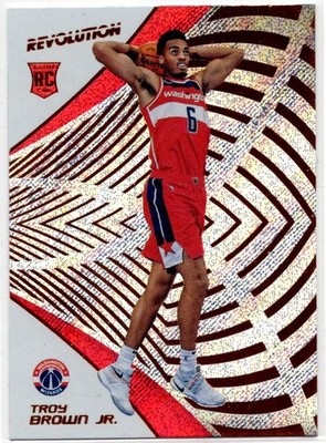 2018-19 Panini Revolution Troy Brown Jr. #143 RC Wizards