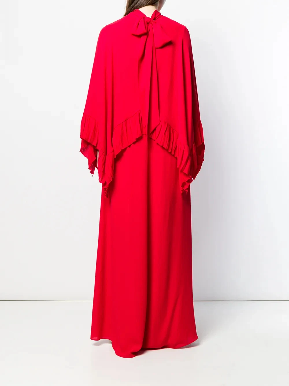 Abito a due livelli Valentino Garavani con orlo plissettato