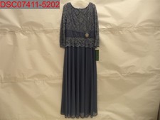 Jackie Jon New York Women's Size 12 Blue Formal Dress 702846213469