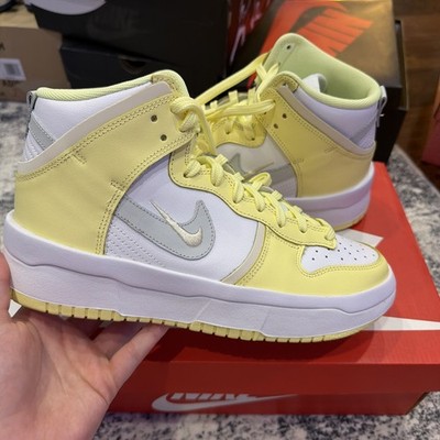 Nike Women's Dunk High UP 'White Citron Tint' DH3718-105 size 8 brand new 