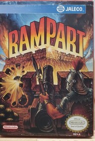 Rampart NES Nintendo Entertainment System Complete In Box CIB Video Game Jaleco