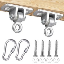 2400lb Capacity Heavy Duty Swing Hangers for Wooden Sets Playground Porch Ind...