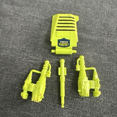 1992 Vtg Gi Joe Mega Marines Monster Blstr Left/ Right Gun Missile Hatch parts