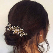 Crystal Bride Wedding Hair Comb Silver Rhinestone Bridal Hair Pieces Hair Access