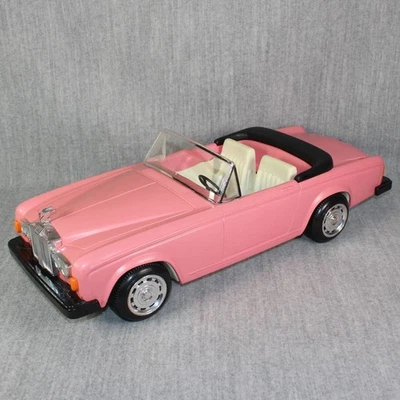FLEUR DUTCH ZIMA Sindy Doll Fashion Vintage 1980's Rolls Royce Pink Car RARE - Bild 1 von 4