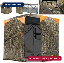 Hunting Blind -360  See Through 2/3/4 Person Ground Blinds for Deer Hunting