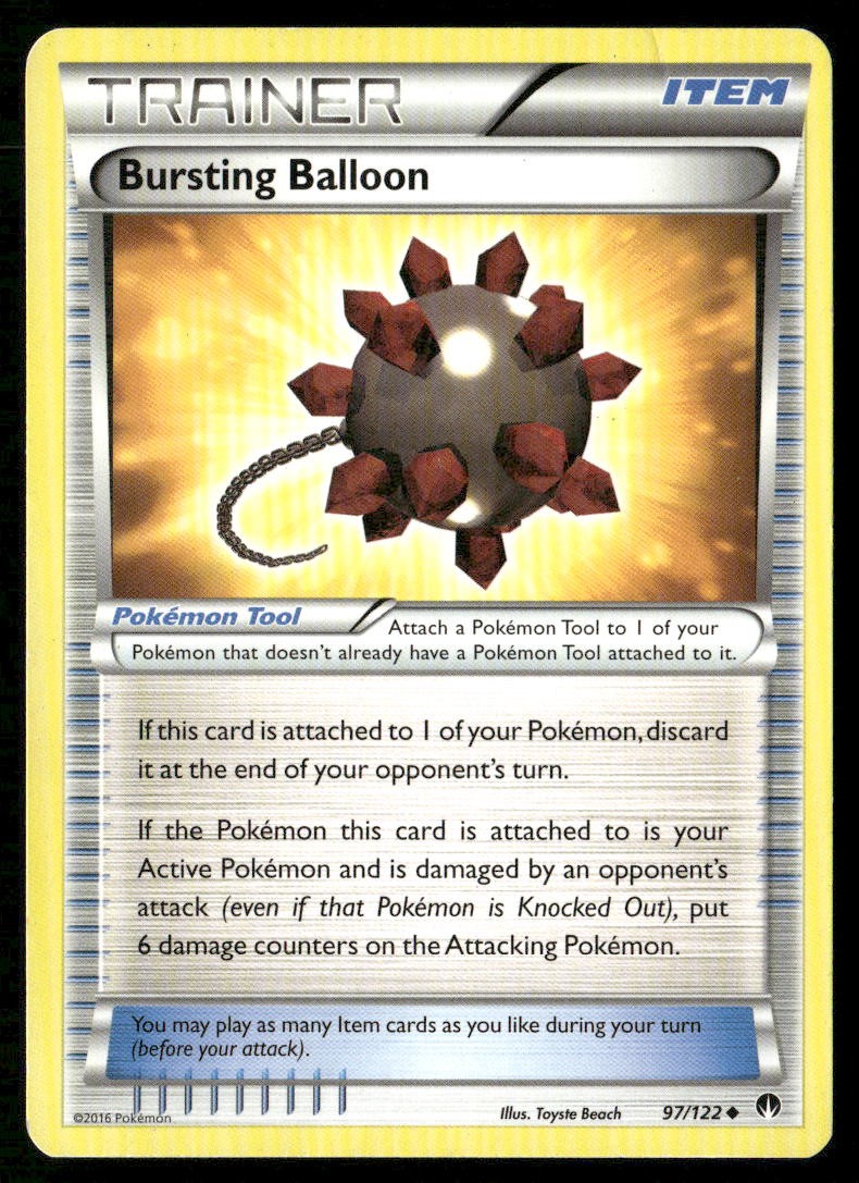 Bursting Balloon BREAKpoint 97/122 Uncommon Pokemon Heavily Played