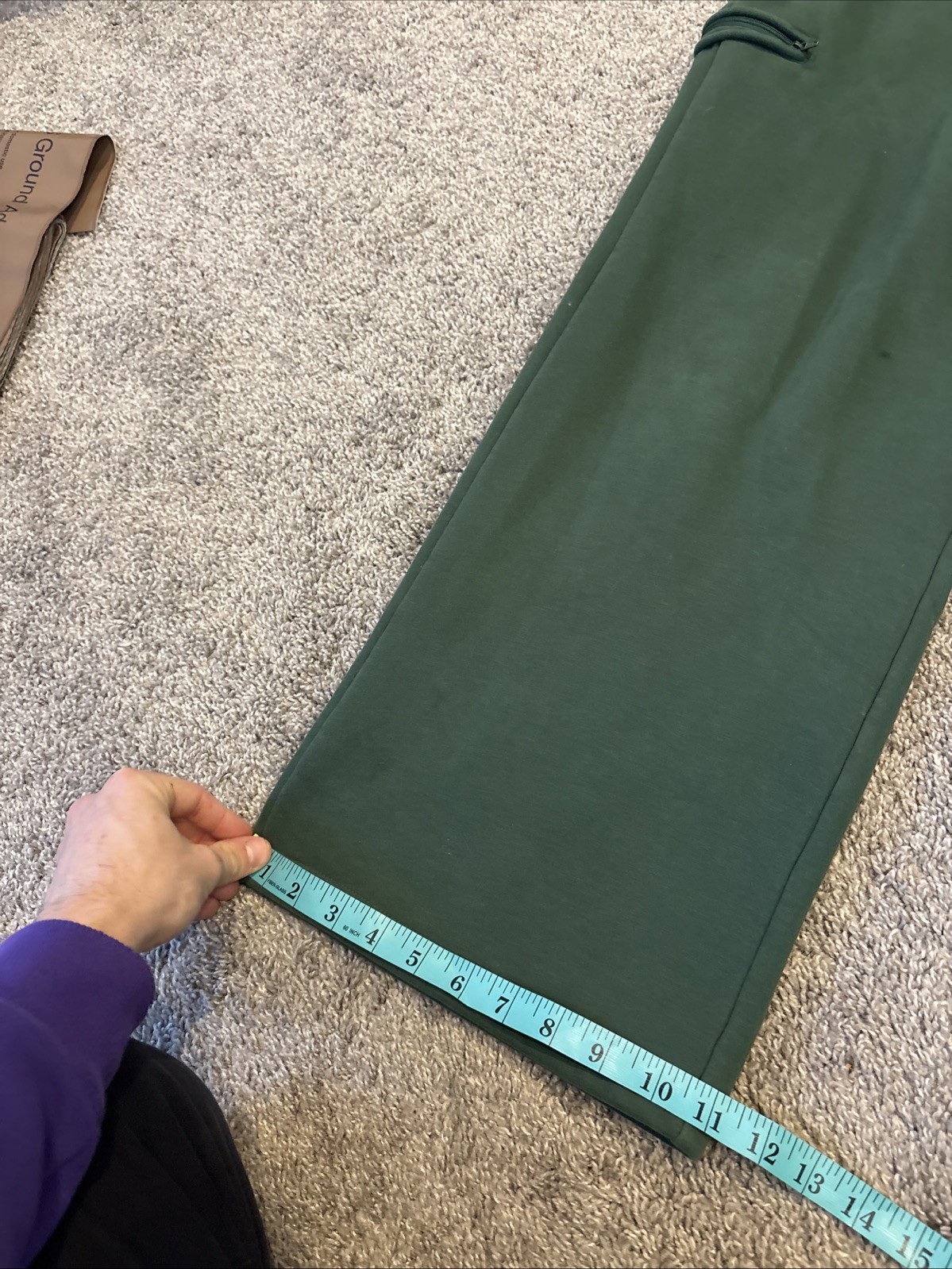 Comfrt Clothing Affirmation Collection Green Comfy Wide Leg Sweatpants Baggy XL