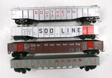 4 HO gondolas lot 6233
