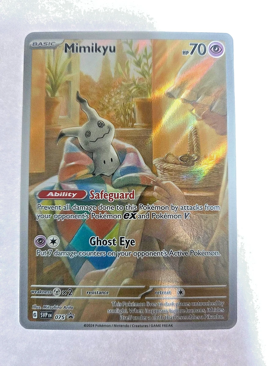 Mimikyu 075 Sv: Scarlet & Violet Promo Cards for sale | eBay