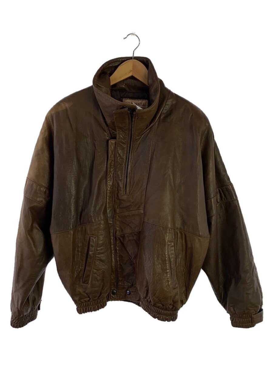 Jonata Brown Leather Blouson Jacket Made in Australia Christmas 2246