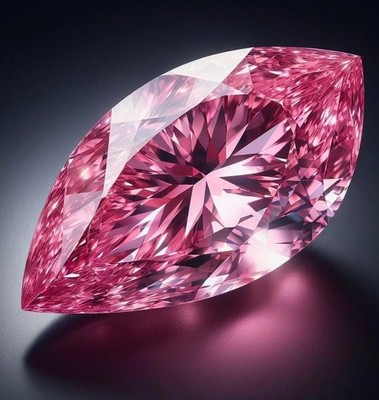 Designer Pink Marquise Cut Diamond 7 Carat VVS1 Loose Brilliant Jewelry Making