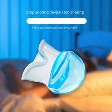 Anti Snoring Tongue Device Silicone Sleep Apnea Aid Stop Snore Sleeve Sleep
