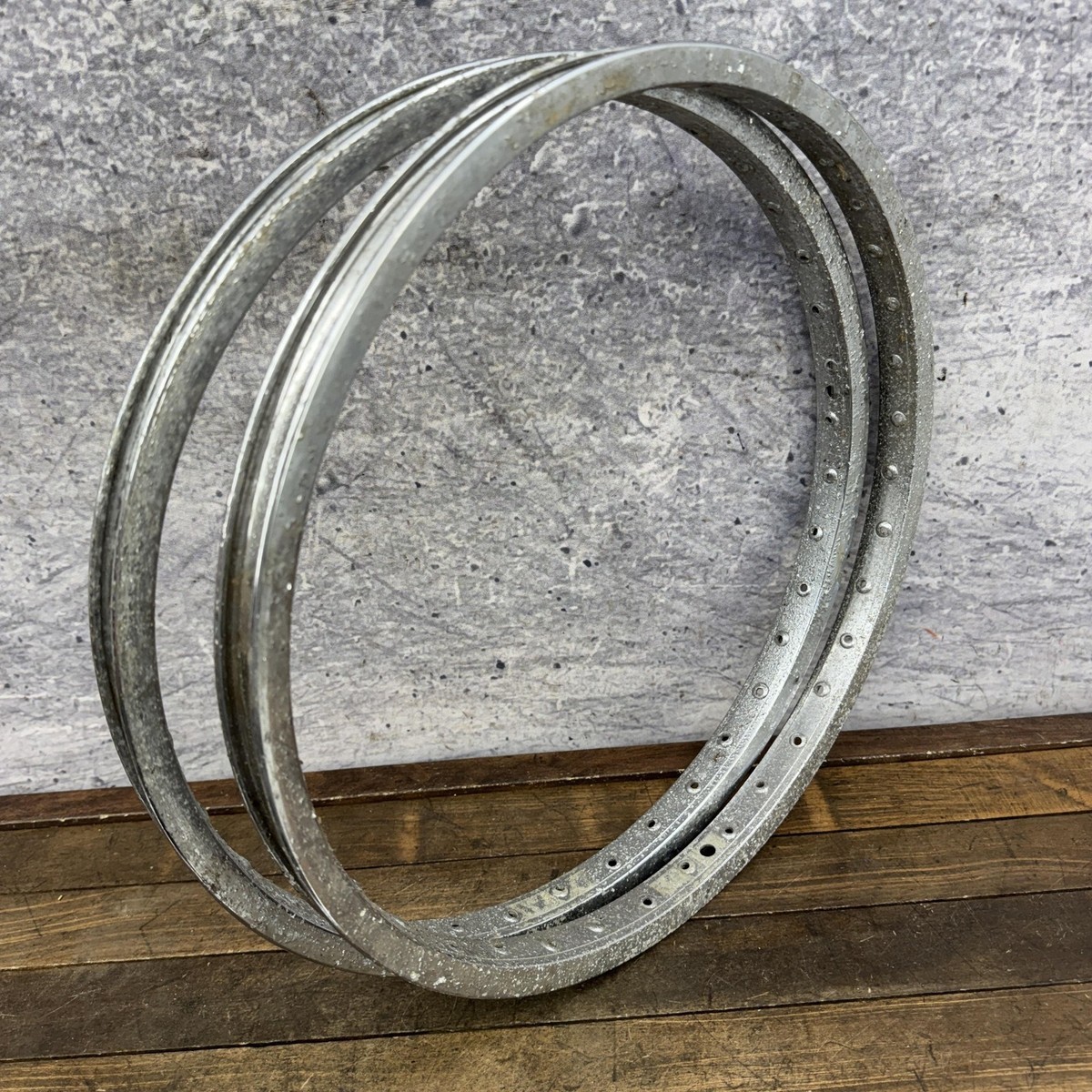 REIRA Vintage Araya 7X BMX Rim Set 20 X 1.50 36H Clincher Japan 40-406