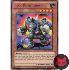 Yugioh T.G. Rush Rhino EXVC-DE021 Rare 1st Edition NM
