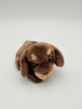RUSS Petooties Pets Dachshund Puppy Dog Plush Toy Brown Mini Stuffed Toy 5"