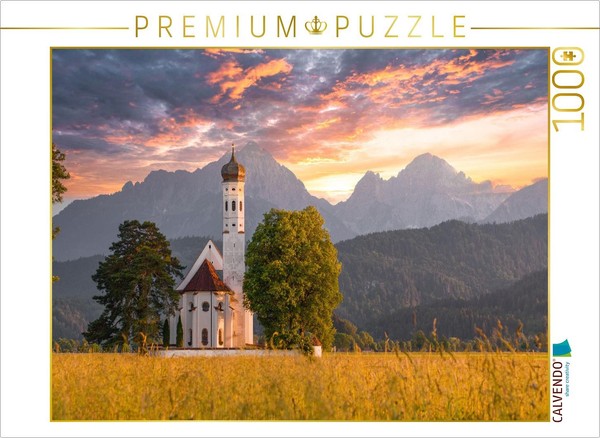 Calvendo Puzzle St. Coloman Church In FüSsen | 1000 Pieces, Finished Size 25.2 ×-image
