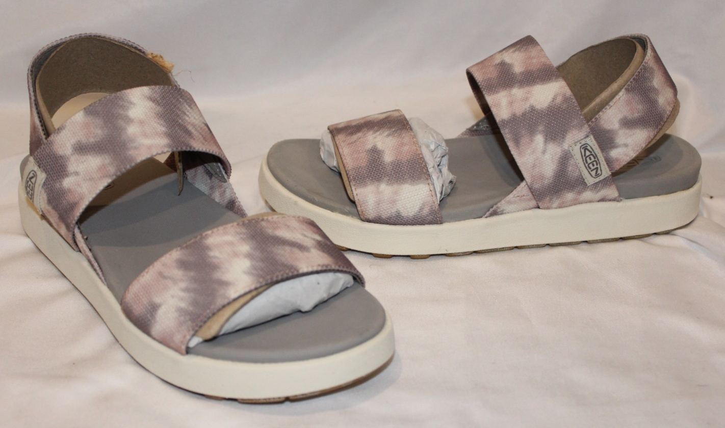 Sandali donna Keen taglia 7 5 Elle cinturino posteriore cervo tie dye slingback nuovi con scatola $95