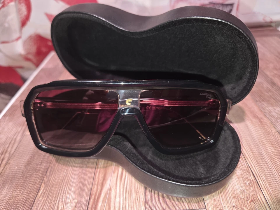 NUEVAS GAFAS DE SOL CARRERA 1053/S HQZ9O MARRÓN CUERNO DEGRADADO MARCOS AUTÉNTICOS 60-12 Foto 2 de 4