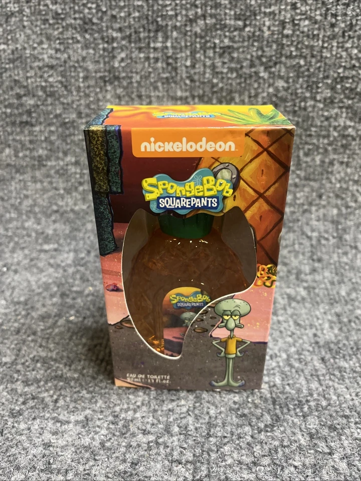 NICKELODEON BOB ESPONJA PANTALONES CUADRADOS CALAMAR PARA NIÑOS - 1,7 OZ/50 ML EDT SPRAY - RARO Foto 2 de 4
