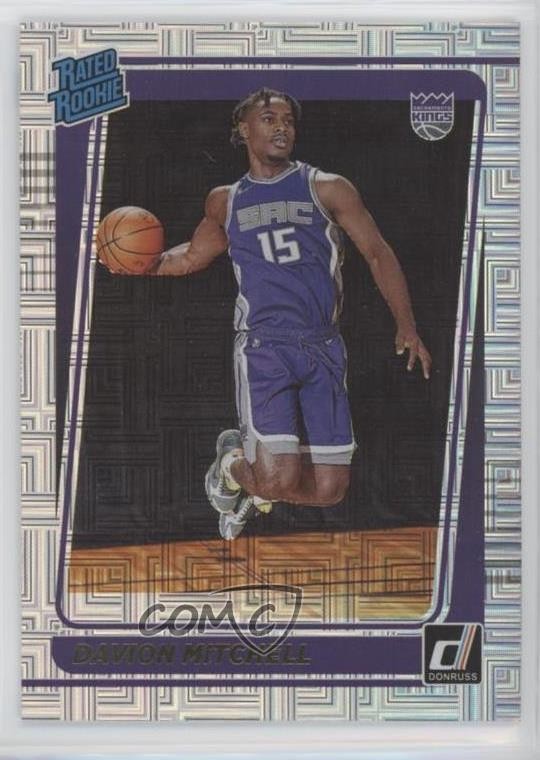 2021-22 Panini Donruss Rated Rookie Choice Davion Mitchell #205 Rookie RC 0g90