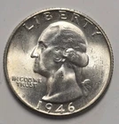 1946-S Washington Silver Quarter Choice BU