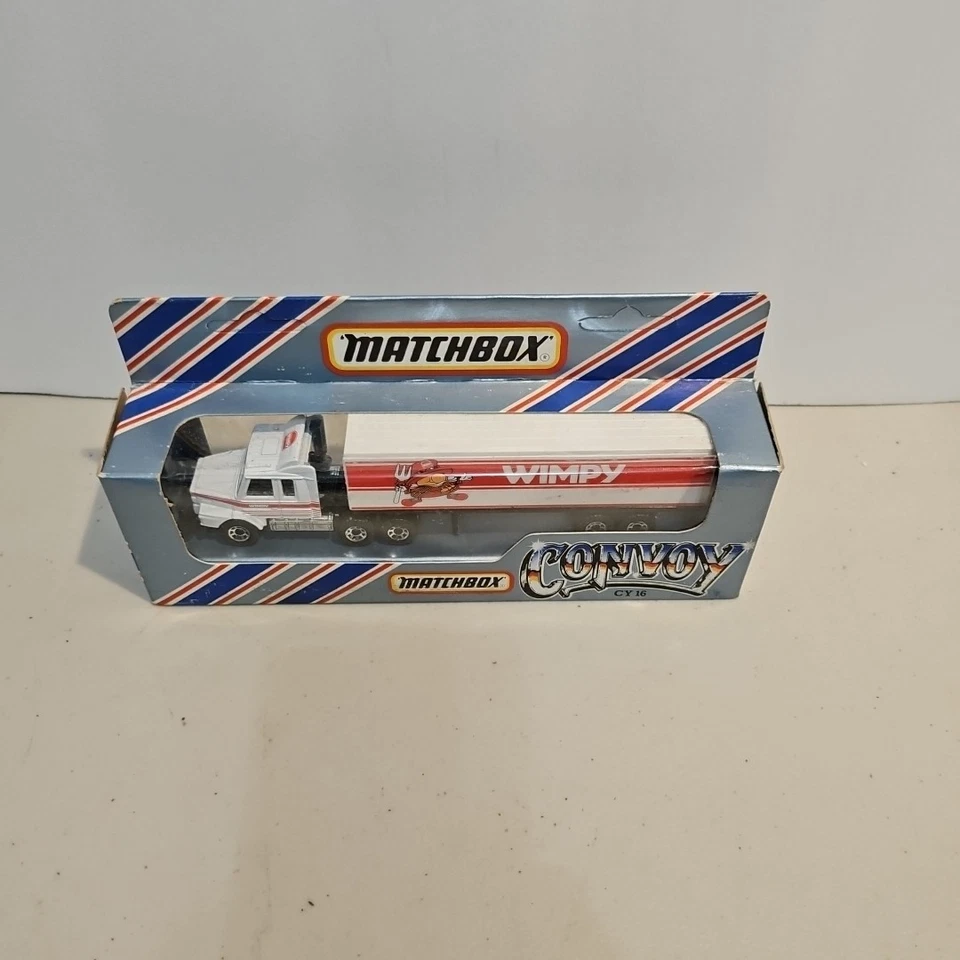 1983 Matchbox Convoy - WIMPY BURGERS SCANIA BOX TRUCK  - # CY16  - Image 3 of 4