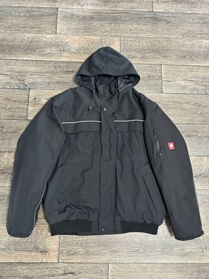 engelbert Strauss jacket warm men hooded black large