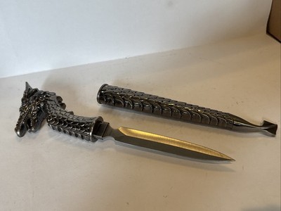 Dragon Dagger Letter Opener Fantasy 5  Blade 12  Length