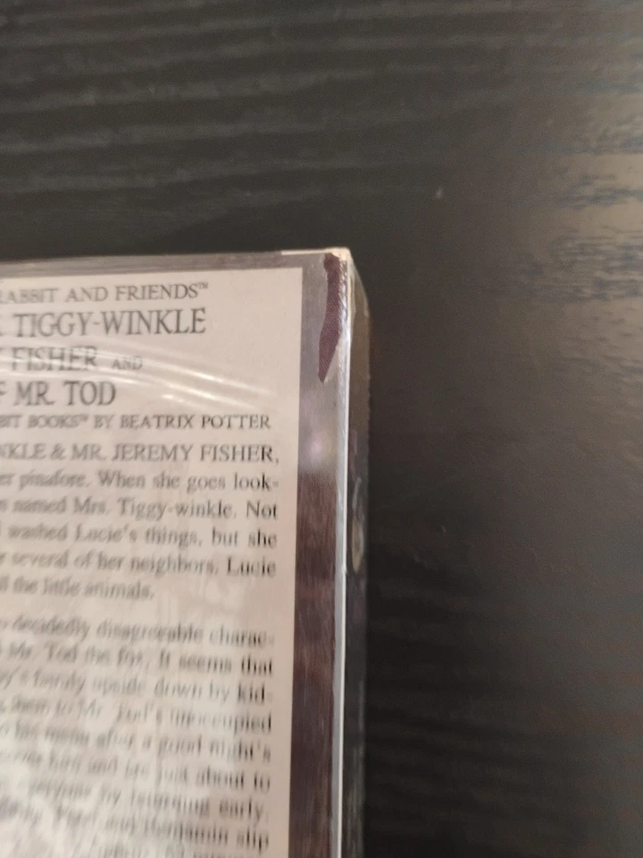 Повесть о миссис Твигги Винкль и мистер Джереми Фишер в сказке о мистере Тоде VHS новый - Изображение 3 из 4