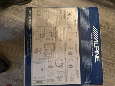 Alpine Type X SPX-17PRO 6.5  Component Speaker Set, NEW 