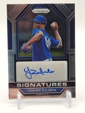 2023 Panini Prism Baseball Signatures Yosver Zulueta #SIG-YZ