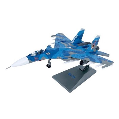 1/100 Scale Diecast Alloy Russian Navy Su-33 Fighter Model With Display Stand