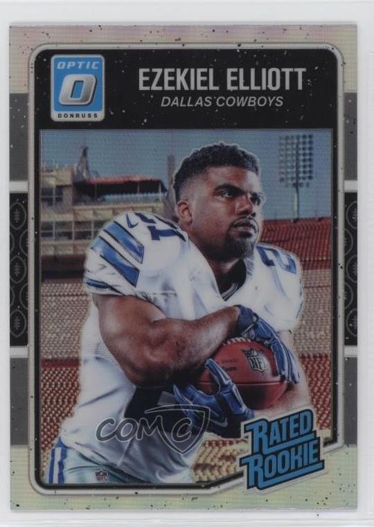 2016 Donruss Optic Rated Rookie Holo Ezekiel Elliott #168 0z9n