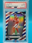 Bo Nix RC Panini 2024 Prizm Red White Blue Prizm PSA 10