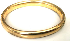 9g Vintage Bracelet MARKED 14K GOLD FILLED Clamper Clamper Bangle Jewelry lot y