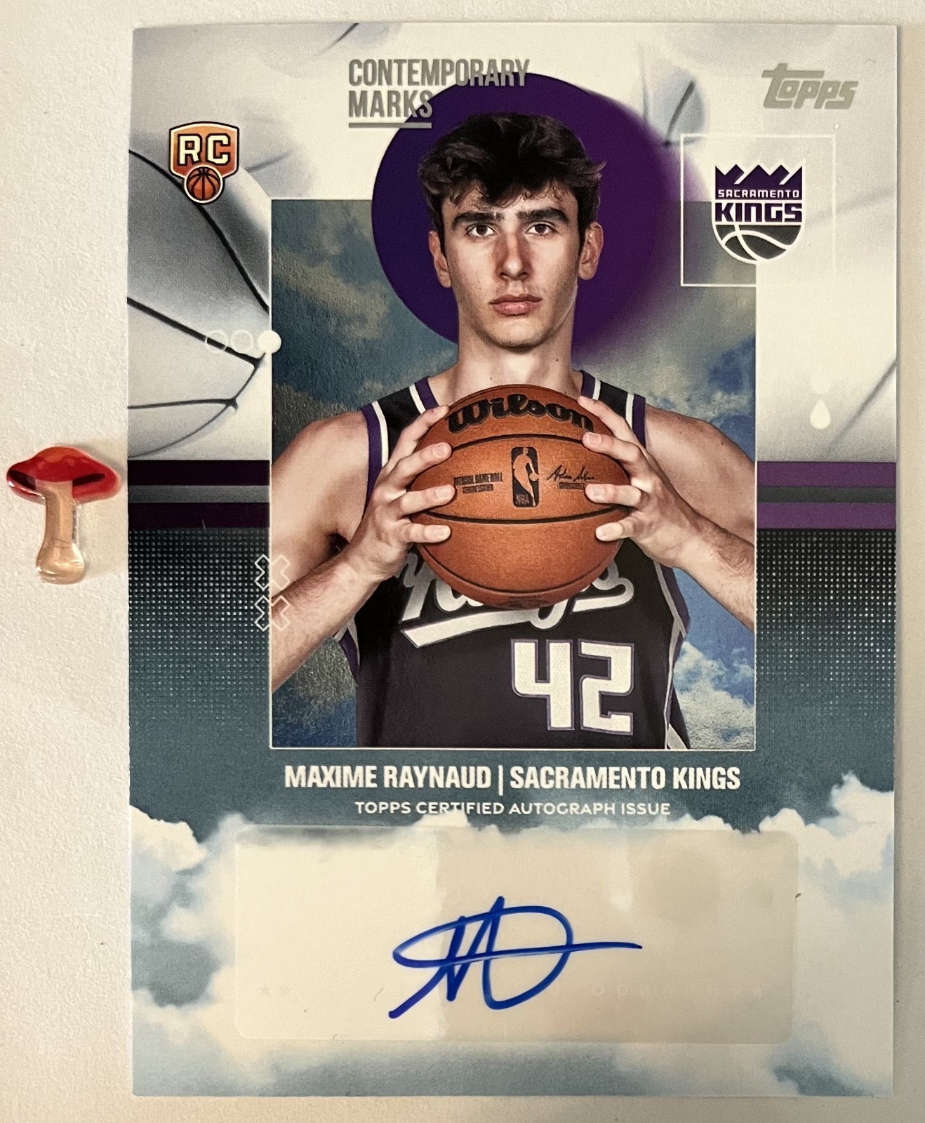 2025-26 Topps Flagship Maxime Raynaud Auto Contemporary Marks RC Kings #CM-MR