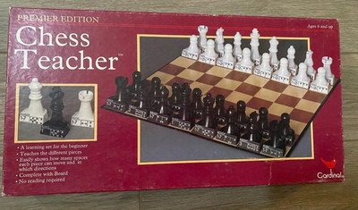 1981 Cardinal Chess Teacher Premier Edition, Learning Set For New Players