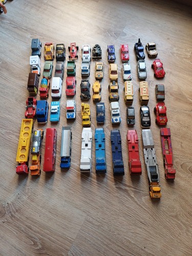 Lot De Voitures Et Camions Miniatures - Marques Tonka, Majorette, Matchbox