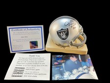 JIM OTTO HOF 1980 Auto Mini FOOTBALL Helmet OAKLAND RAIDERS NFL