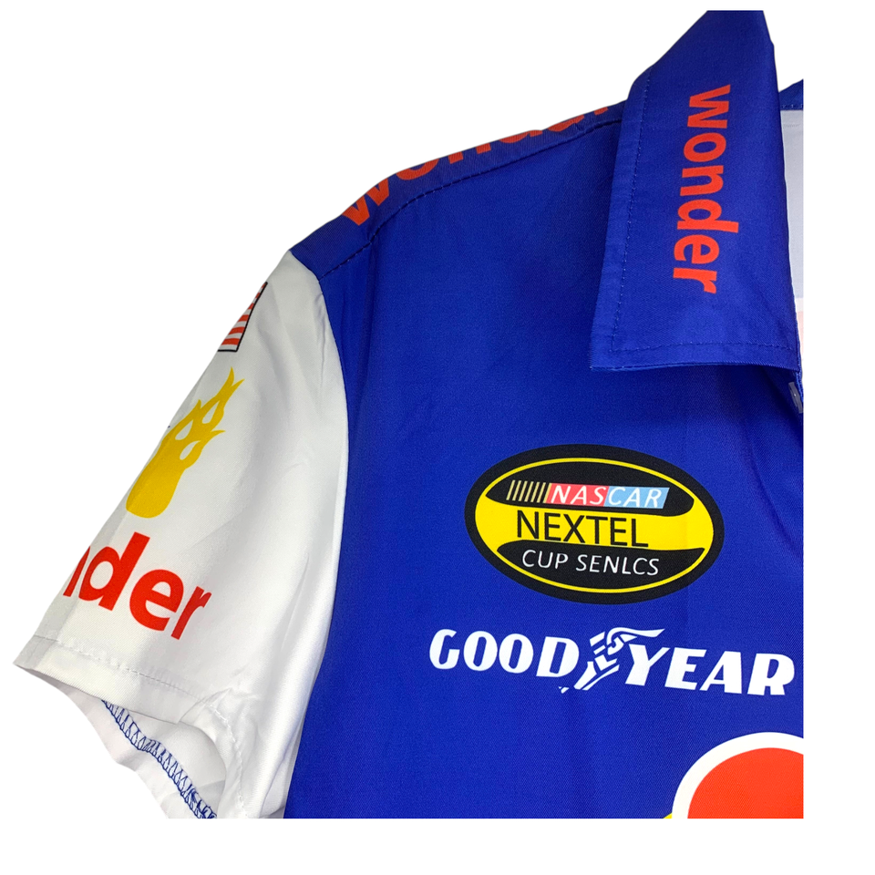 NEW Ricky Bobby Talladega Nights Movie Racing Jersey Short Sleeve Sz M ...