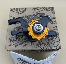 Paul Component Engineering Klamper Disc Caliper, Short Pull, Black with Orange