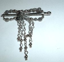 x Small Lilla Rose Flexi Hair Clip Silver Sunflower Waterfall New w Tag