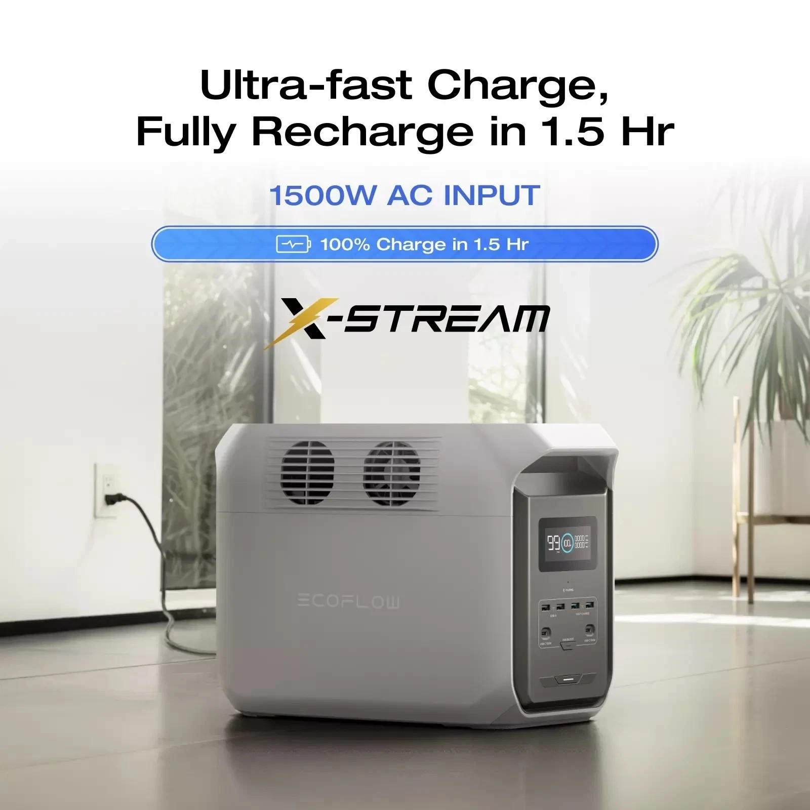 EcoFlowDELTA315001536WhPortablePowerStationLFPBatteryRefurbished