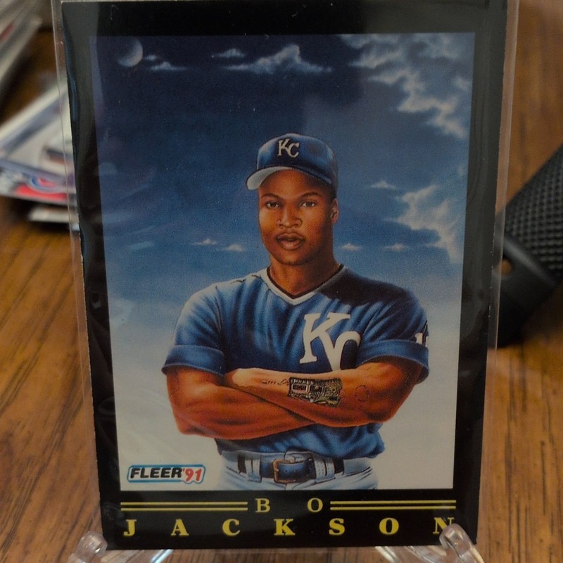 Fleer 1991 Fleer Pro-Vision Bo Jackson #5 Kansas City Royals MLB Baseball
