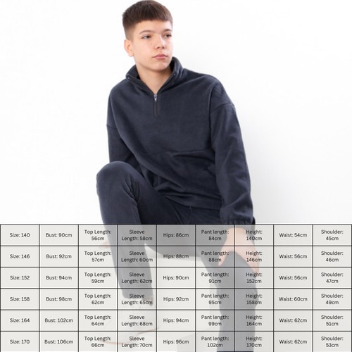 Boys’ Teen Clothing Set – Warm Sweatshirt & Pants, Winter, Nosi svoe 6453-13... - Picture 3 of 7