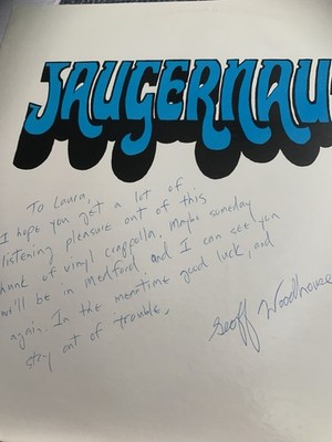 JAUGERNAUT ''SAME'' RARE PRIVATE PRESS FROM 80 W AUTOGRAPH