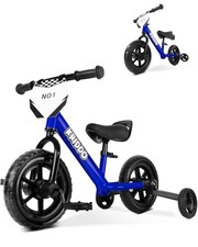 KRIDDO 2-in-1 Tricycle and Balance Bike for 2 Year Old with Training Wheels