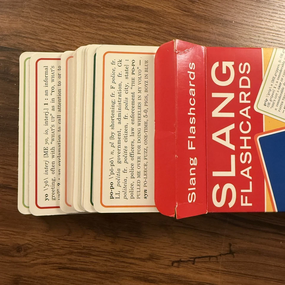 Slang Flashcards by Knock Knock Funny Urban Dictionary Novelty Talking Street - Image 3 of 4